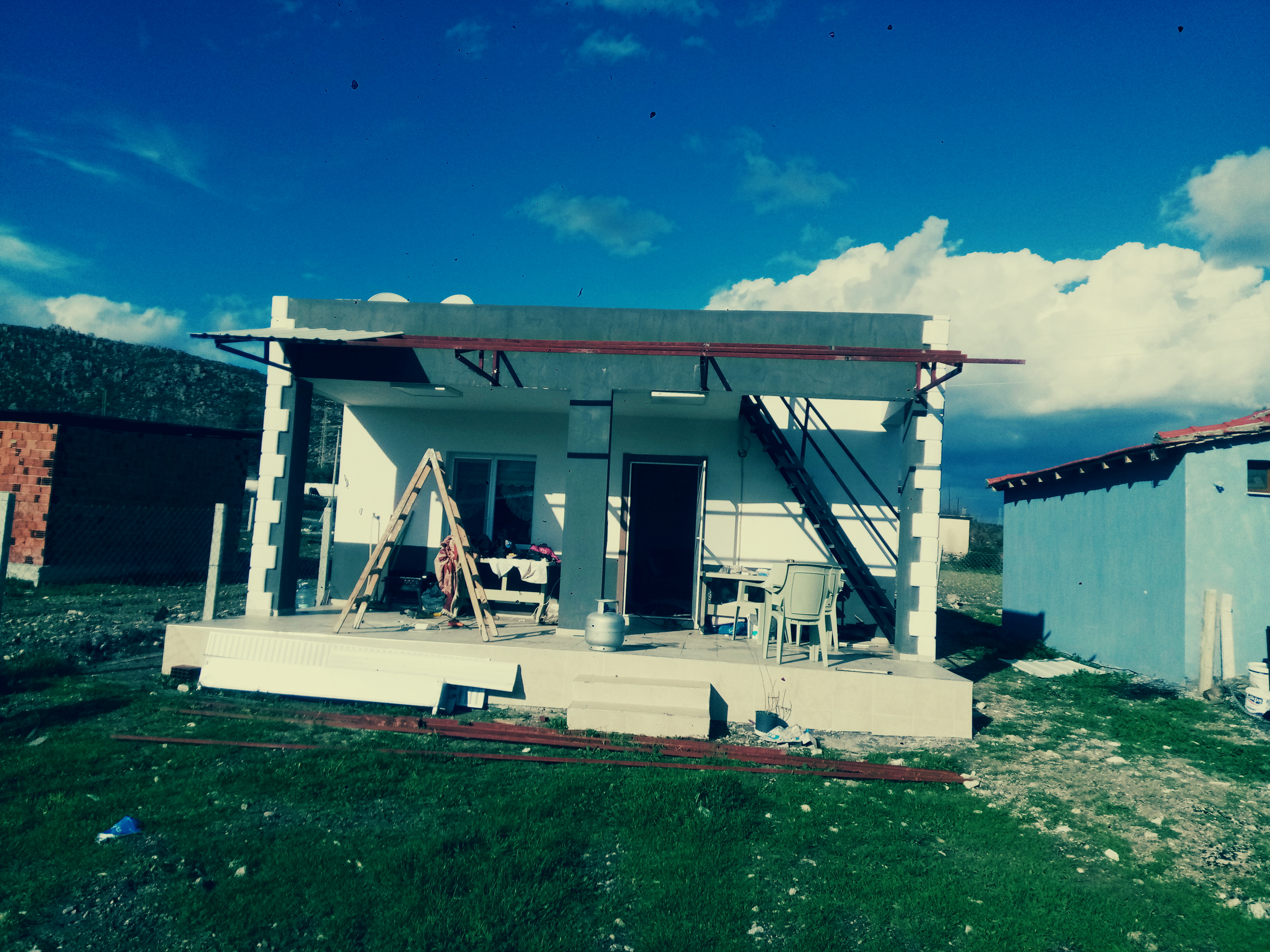 Demir doğrama balkon sundurma