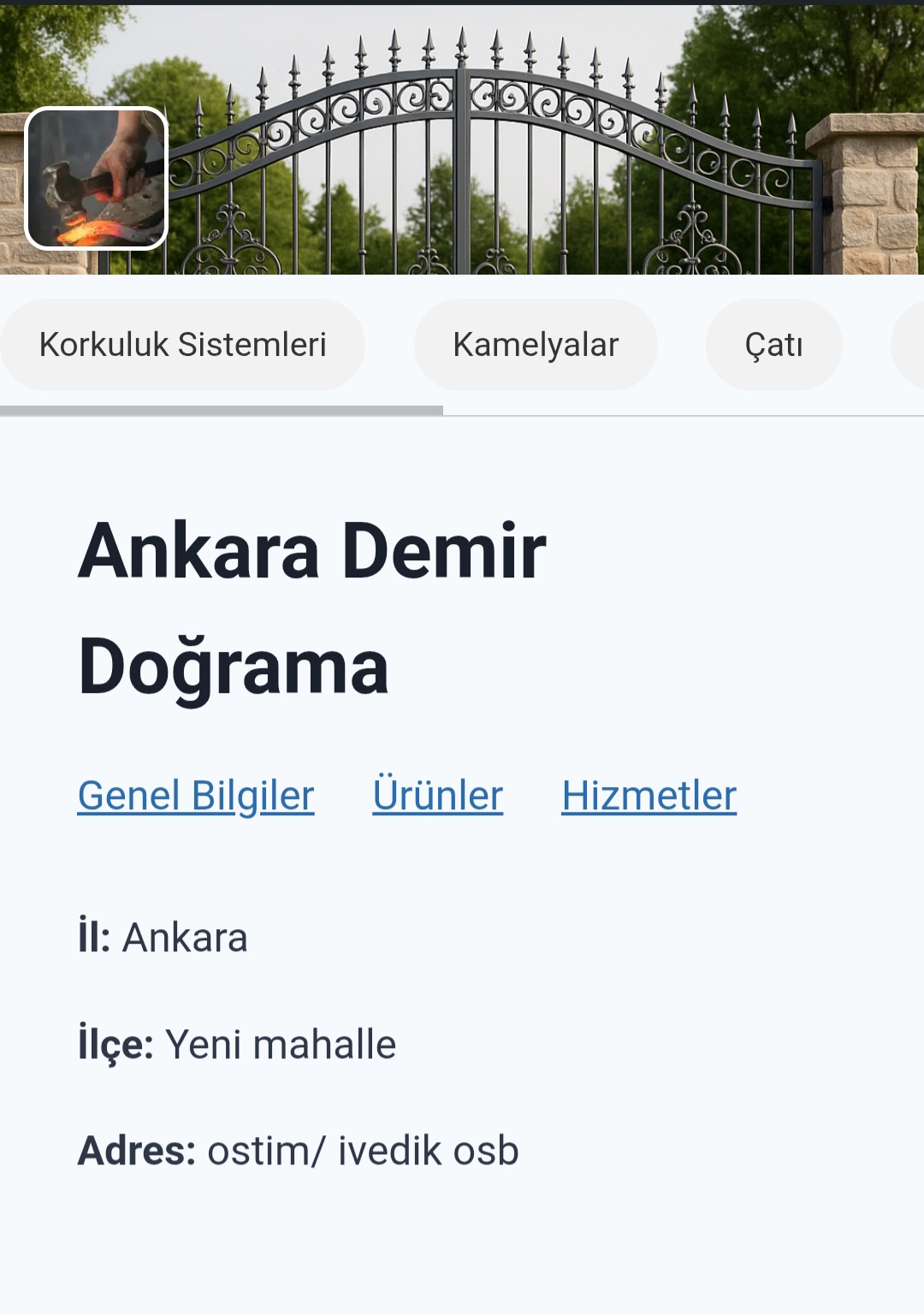 Yaka Metal Rehber Sisteminde Yeni Dönem: Firma Sayfalarında Kurumsal Seviye Görsel Entegrasyon