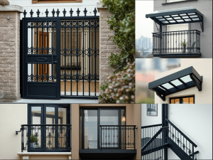 Ferforje sundurma, demir doğrama sundurma, istanbul demir doğrama işleri. Bahçe kapısı, merdiven korkuluk, balkon korkuluk modelleri.