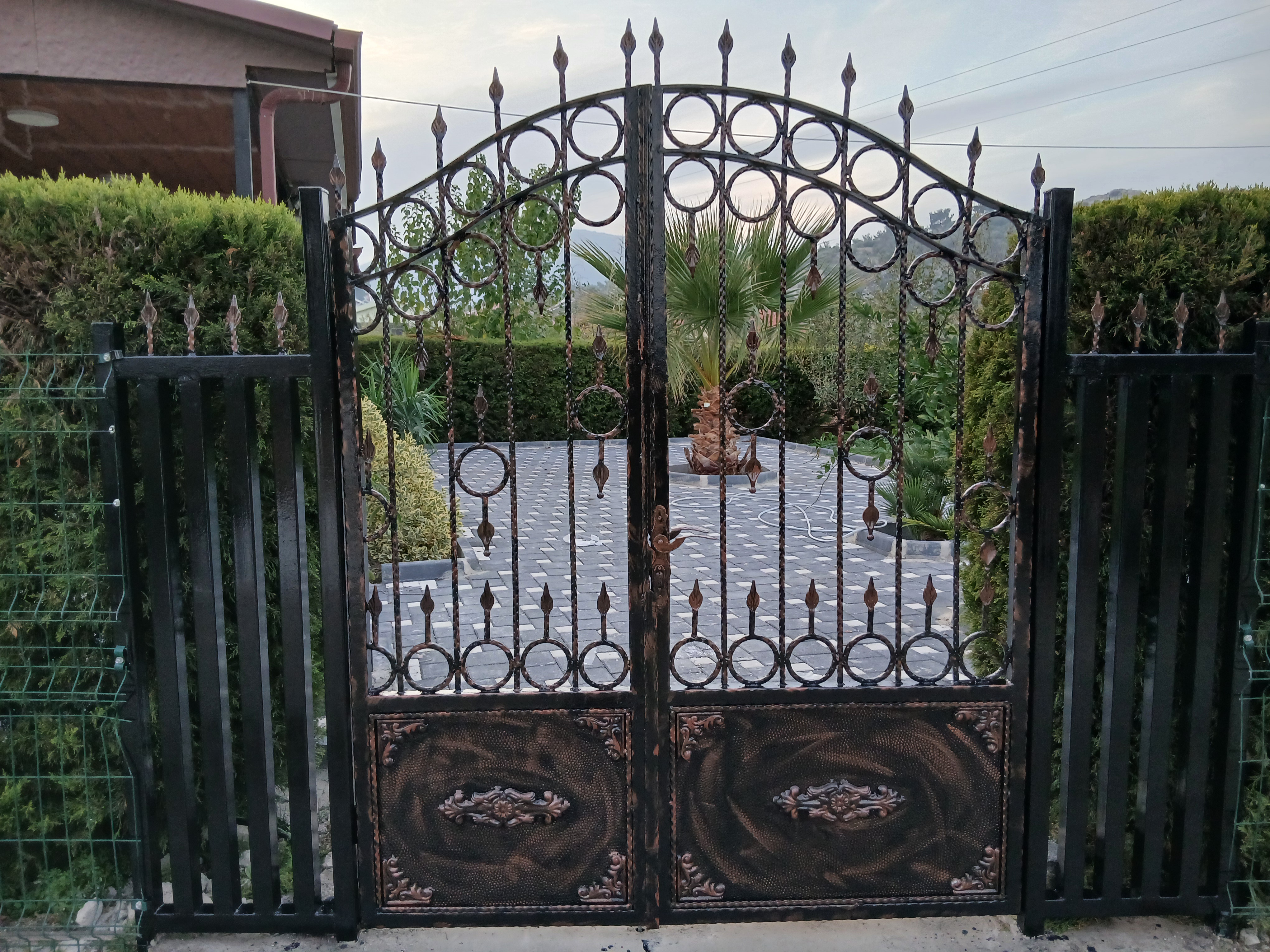 Ferforje bahçe kapısı - Yaka Metal - İzmir