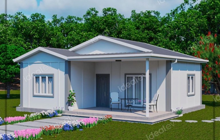 80 m² Tek Katlı Prefabrik Ev –